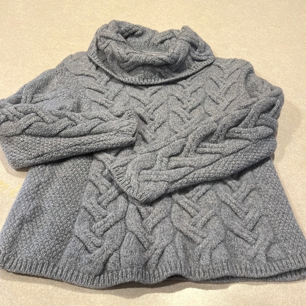 Aran merino wool sweater